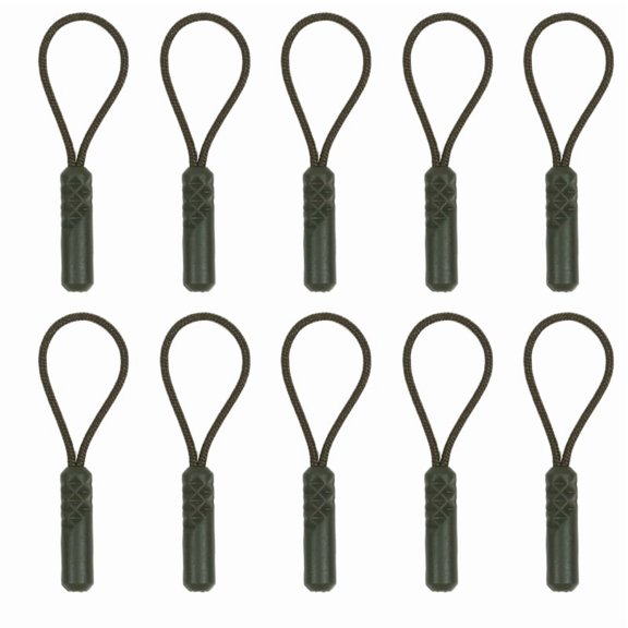 Zipper Pull Replacement 10 Pcs Cord Extensions for Backpack Suitcase Jacket and Bag Repair