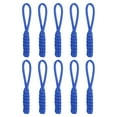 thumbnail image 1 of Zipper Pull Replacement [10PCS] - Woven Paracord Pull Tab Extender Use for Backpack & Jacket - [Dark Blue], 1 of 6