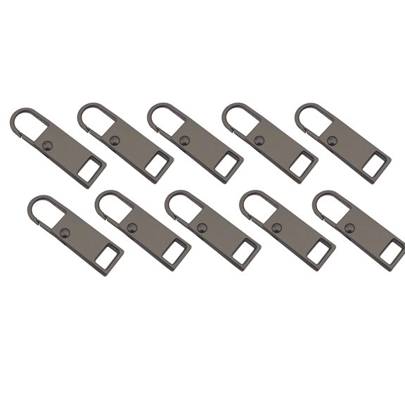 Zipper Pull Replacement Zipper Repair Set Slider Metal Handle Mend Fixer Detachable Head Pull Tab for Luggage Backpack