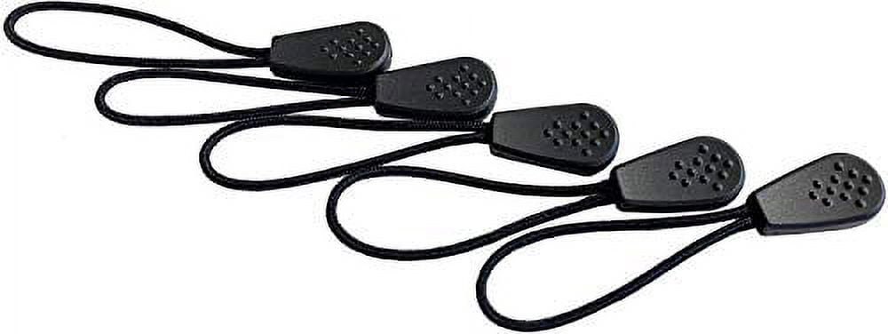 Zipper Pulls Cord Insert Pull - YKK Zipper Extension - Made in The United States (Choose Your Quantity) (20 Pieces)