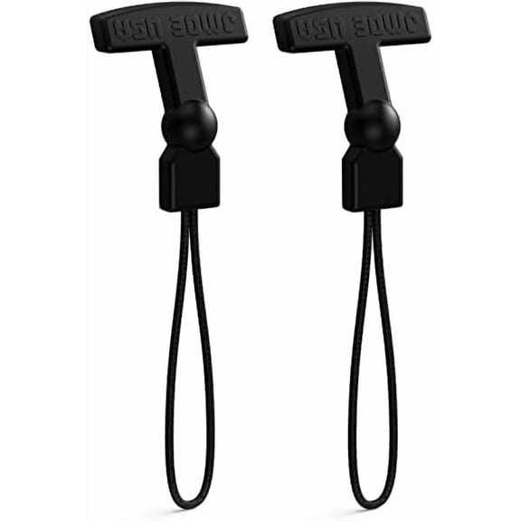 Zipper Pulls for Yeti Hopper Flip, RTIC Soft Cooler, Day Cooler, Backpack, and Totes | Made of Tough Military Grade Paracord and Rigid Plastic | Improved Ergonomic Design | 2-Pack$$Sport & Recreation