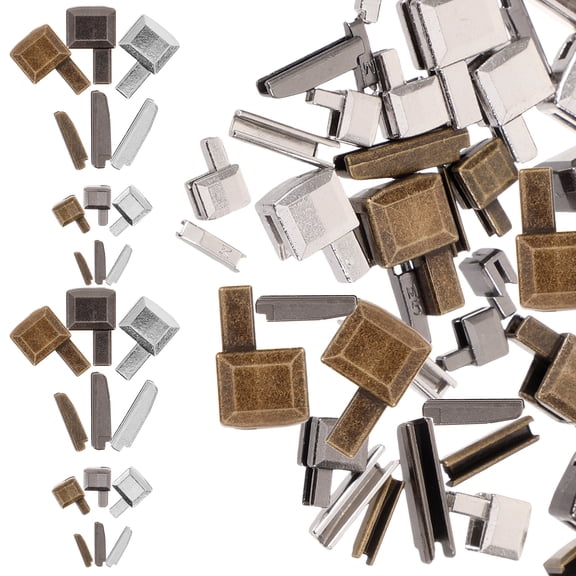 Zipper Repair Accessories Metal Zipper Stops Small Zipper Stops Zipper Replacement Slider Clothes Repairing Kits