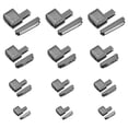 thumbnail image 1 of Uxcell Zipper Repair Kit, Metal Zipper Latch Slider Retainer Insert Pin Top Bottom Stoppers, Fit for Jacket Coat Black #3 #5 #8 #10, 1 of 7