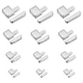 thumbnail image 1 of Uxcell Zipper Repair Kit, Metal Zipper Latch Slider Retainer Insert Pin Top Bottom Stoppers, Fit for Jacket Coat Silver #3 #5 #8 #10, 1 of 7