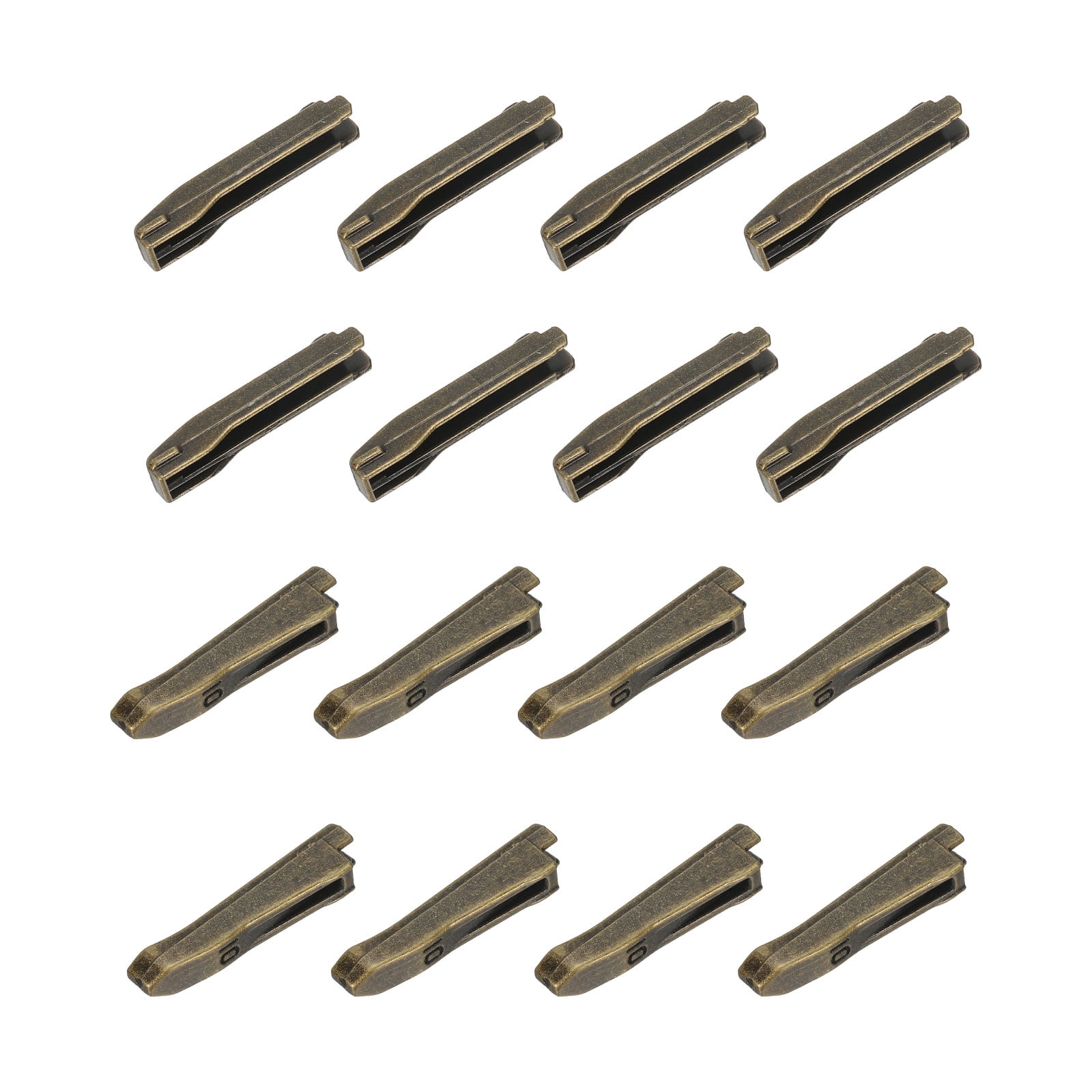 Uxcell Zipper Repair Kit, Metal Zipper Latch Slider Retainer