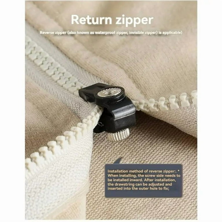 Zipper Repair Kit Universal 30 Piece Zipper Fix Kit for Clothing