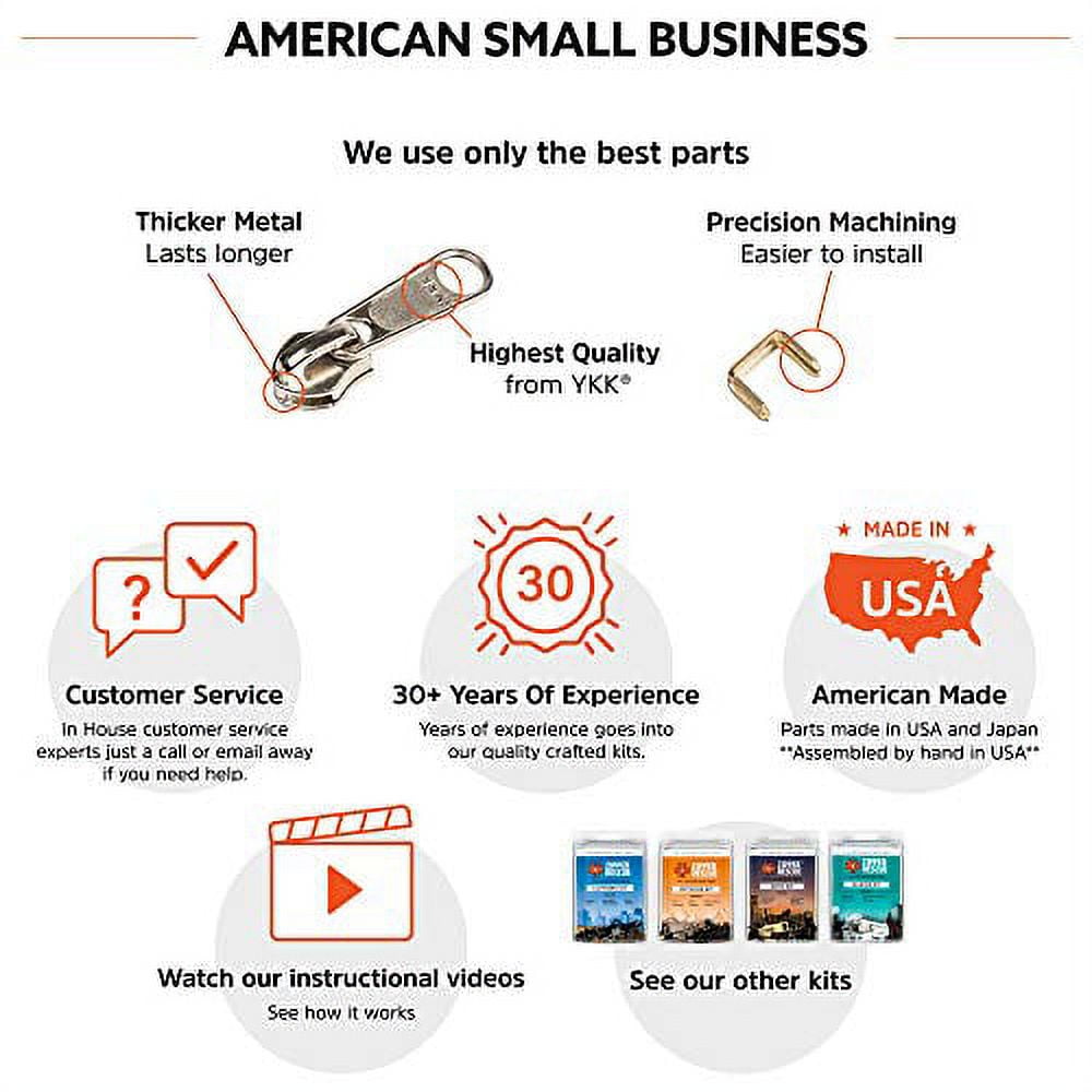 Zipper Rescue Zipper Repair Kits The Original Zipper Repair Kit, Made in America Since 1993