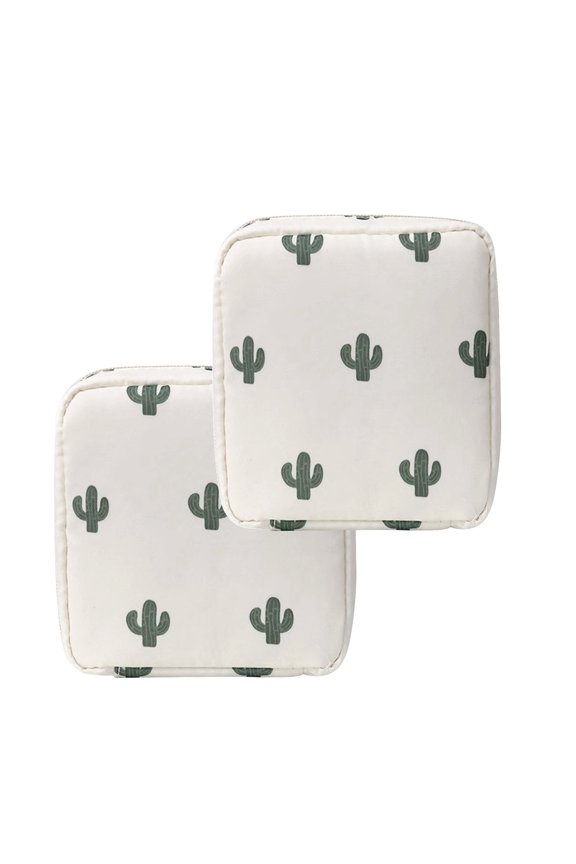 Zipper Sanitary Napkin Storage Bag | Period Pouch for Women & Girls | First Period Gift | 12x12cm Travel Pouch | Discreet Pad Holder