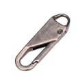 thumbnail image 1 of Zipper Slider Replacement, Replacement Zipper Pull, Zipper Pull Charm, Metal Hardware, detachable Fixing, Luggage Backpack Outdoor Gear, Gunmetal tone, 1 Pc, 1 of 6