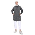thumbnail image 1 of Zipper Sports Cape Anthracite Coat, 1 of 3
