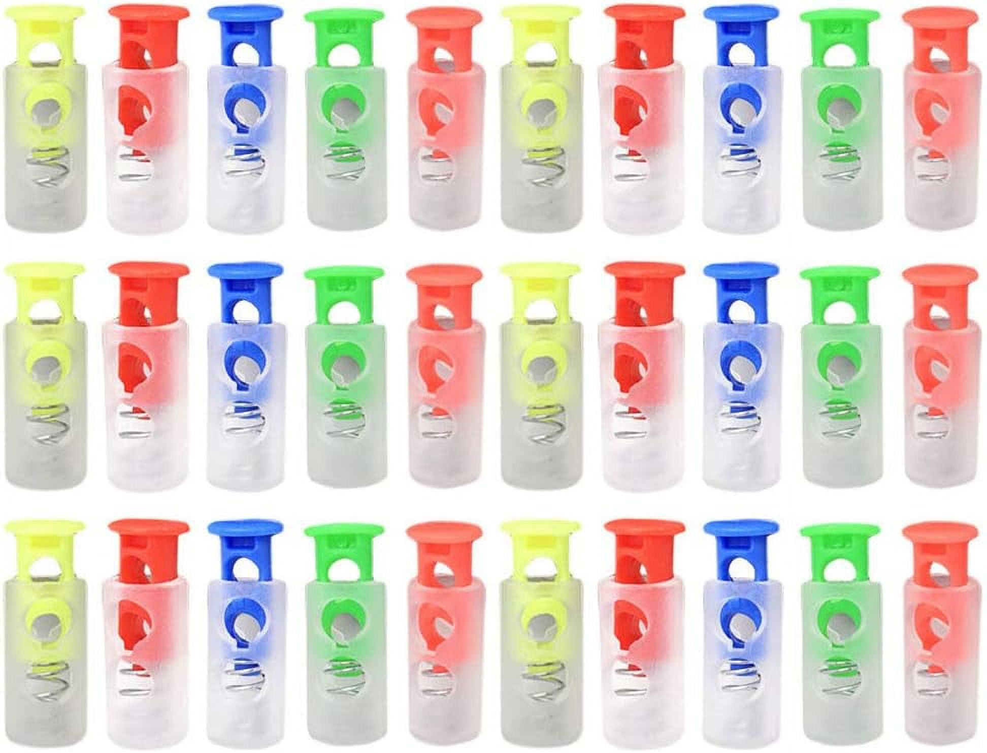 Zipper Stop 60PCS Plastic Cord Locks End for Face Cover Spring Stopper