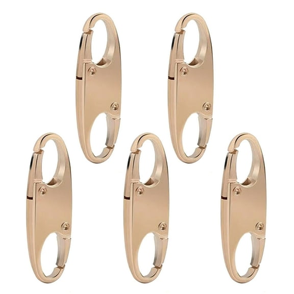 Zipper Theft Deterrent Double Locking Carabiner Holding Zipper Closed Replaces