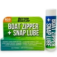 Marine Grade Zippers Wax & Lube for Boats, Jackets, Vinyl Panels