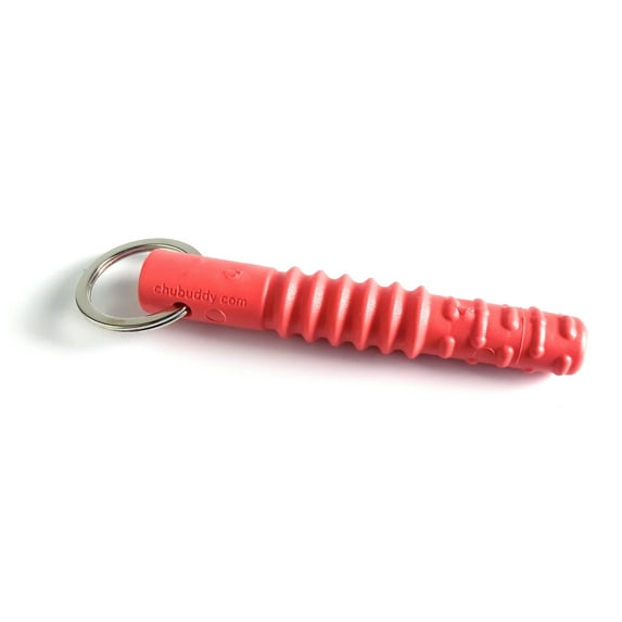 Zipper Zilla, Red | 70A Durometer Soft | Chew Factor 3.0 Strong | Attaches to Most Zippers | Easy Access