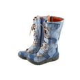 thumbnail image 1 of TMA EYES Zipper and Strap Style Casual High - top Boots, 1 of 7