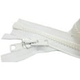 thumbnail image 1 of ZipperStop Wholesale Authorized Distributor YKK® Bimini Boat,Tent,Canvas Top, Sleeping Bag #10 White Marine Double Pull Reversible Zipper 38" inch ~, 1 of 1