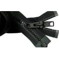 thumbnail image 1 of ZipperStop Wholesale Authorized Distributor YKK® Bimini Boat,Tent,Canvas top, Sleeping bag #10 Black Marine Double Pull Reversible Zipper 60" inch~, 1 of 1