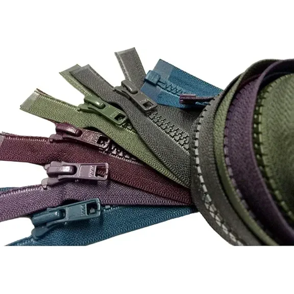 ZipperStop Wholesale YKK - Fashion Trends Zippers 30 Inch Sport YKK #5 Vislon Jacket Zipper (5 Assorted Colors) Medium Weight Molded Plastic - Separating (Winter)