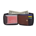 thumbnail image 1 of Zippered Bifold Leather Wallet W/Removable Plastic Inserts in Leather Casing W/Snap Enclosure 56, 1 of 19