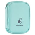 thumbnail image 1 of Zippered Bottle Organizer Bag Kit, Travel Business Trip Prevention Bag, Portable Outdoor First Aid Organizer (Light Green), 1 of 5