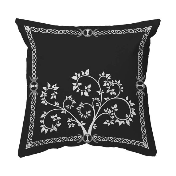Zippered Pillow Celtic Tree Framed