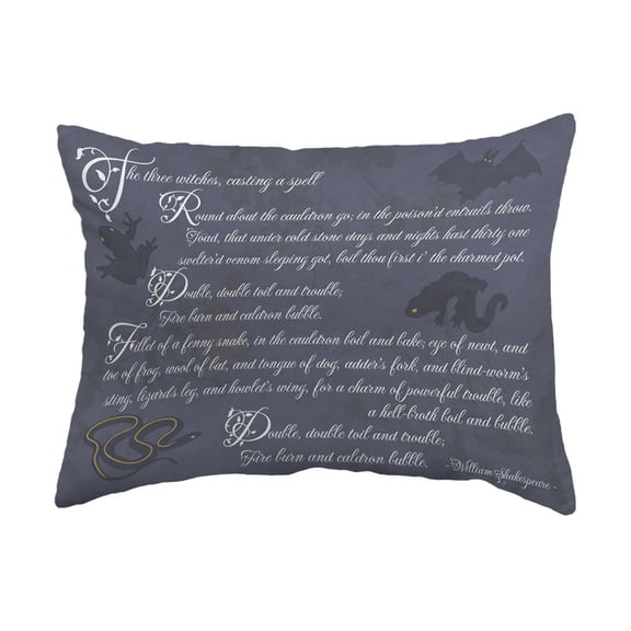 Zippered Pillow Macbeth Spell