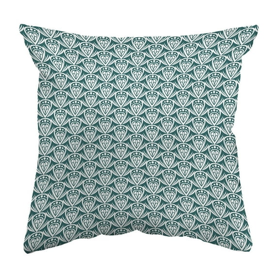 Zippered Pillow Shell Patterned Drop Colored