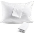 thumbnail image 1 of FAUNNA Zippered Cotton Pillowcase, Breathable and Hypoallergenic, King (2 Pack), 1 of 9