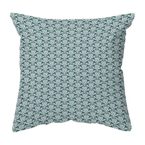 Zippered Pillow Shell Patterned Drop Colored
