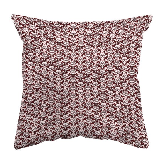Zippered Pillow Shell Patterned Drop Colored