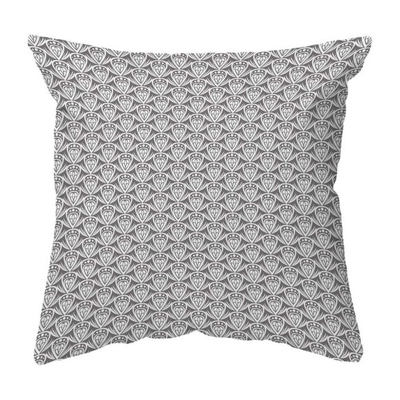 Zippered Pillow Shell Patterned Drop Colored