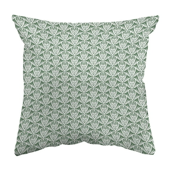 Zippered Pillow Shell Patterned Drop Colored