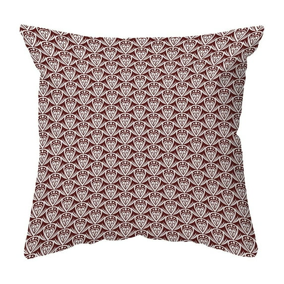 Zippered Pillow Shell Patterned Drop Colored