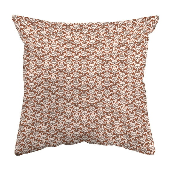 Zippered Pillow Shell Patterned Drop Colored
