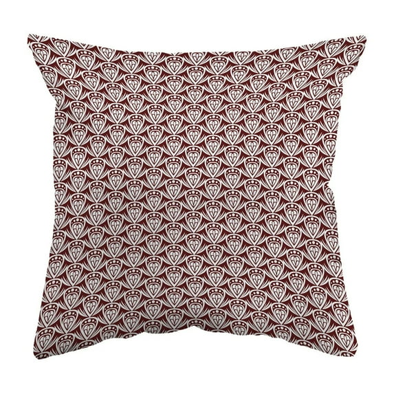 Zippered Pillow Shell Patterned Drop Colored