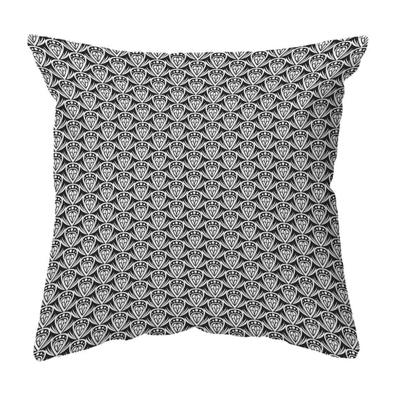 Zippered Pillow Shell Patterned Drop Colored