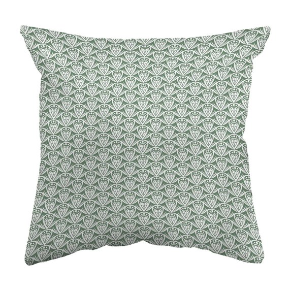 Zippered Pillow Shell Patterned Drop Colored