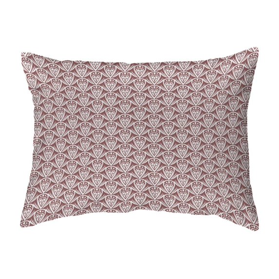 Zippered Pillow Shell Patterned Drop Colored