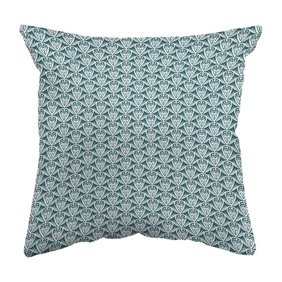 Zippered Pillow Shell Patterned Drop Colored