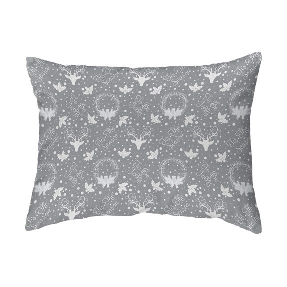 Zippered Pillow Shell Yule Pattern