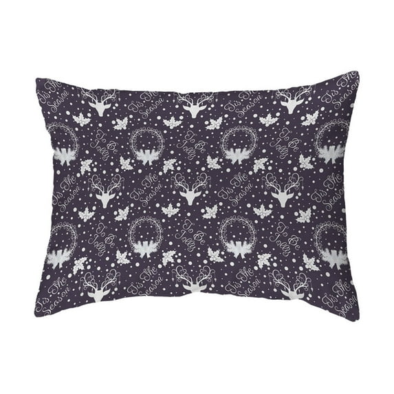 Zippered Pillow Shell Yule Pattern