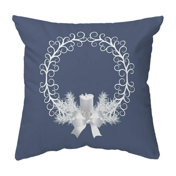 Zippered Pillow Shell Yule Wreath