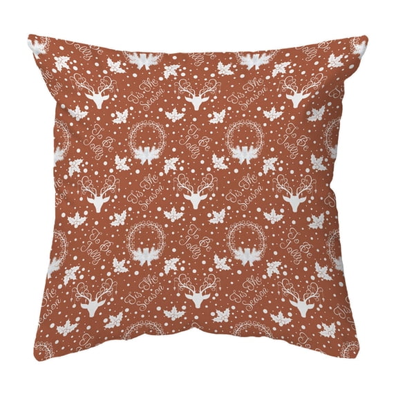 Zippered Pillow Yule Pattern