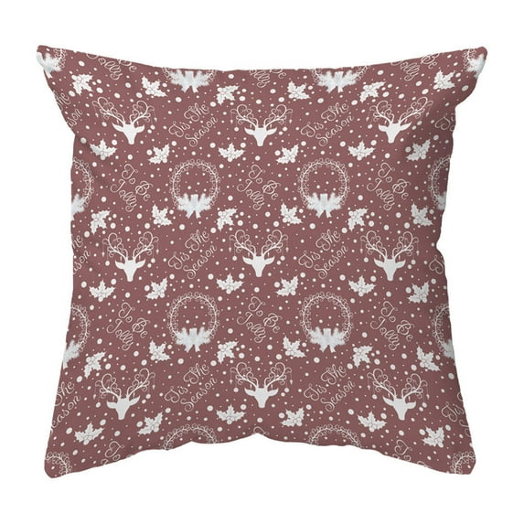 Zippered Pillow Yule Pattern