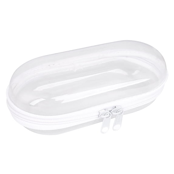 Zippered Transparent Cases: Versatile Waterproof Storage For Snacks, Clear Hard Shell Zipper Case,Toy Storage Bags,Zipper Bags For Organizing,Reusable Storage Bags