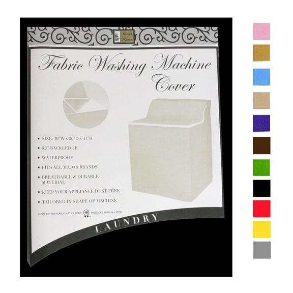 1 PC Zippered Washing Machine Cover Top Dust Free Zipper Cover 30"x26"x41"