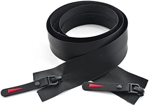 Zippers for Sewing, 1pcs 5# Black Invisible Zipper, 60cm-120cm Nylon Waterproof Zipper, DIY Outdoor Sports Jacket Down Jacket (Color : Closed Tail 20cm) (Color : Closed (Color : C (Color : Single O