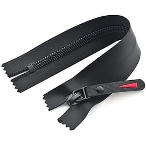 Zippers for Sewing, 1pcs 5# Black Invisible Zipper, 60cm-120cm Nylon Waterproof Zipper, DIY Outdoor Sports Jacket Down Jacket (Color : Closed Tail 20cm) (Color : Closed (Color : C (Color : Single O