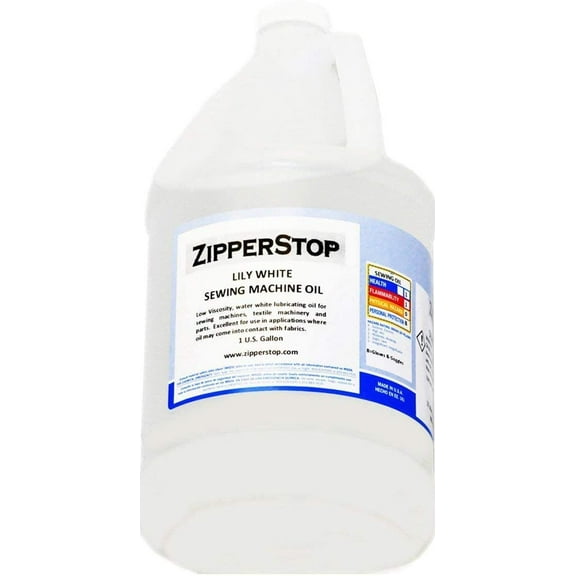 Zipperstop Sewing Machine Oil with 1 U.S. Gallon