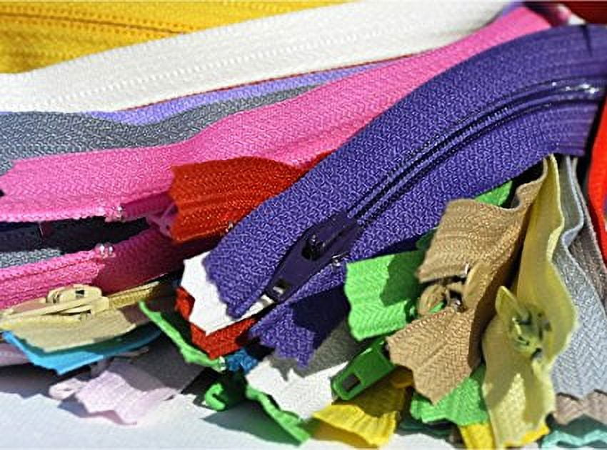 Zipperstop Wholesale Authorized Distributor Ykkâ® 9 Inch Ykk Zippers #3 Skirt & Dress Assortment Of Colors (100 Zippers / Pack)